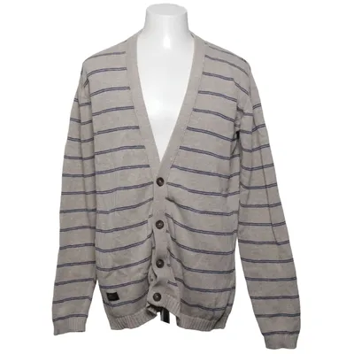 Cardigan (Beige, Bleu) de Makia Coton, Lin