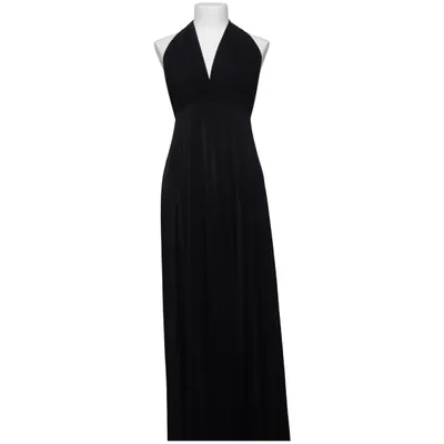 Avondjurk (Zwart) van Goddiva Elastaan, Polyester