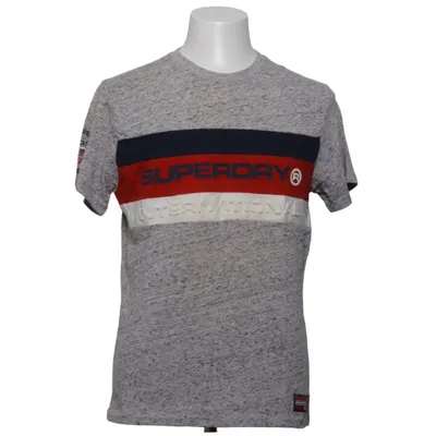T-shirt (Gray, Blue, Red) from Superdry Athletics Cotton, Polyester
