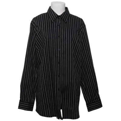 Skjorta (Svart, Vit) från Plus by Ellos Bomull, Elastan, Polyester