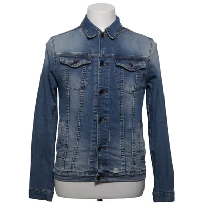 Veste en jean (Bleu) de Zara Jeans Coton, Élasthane