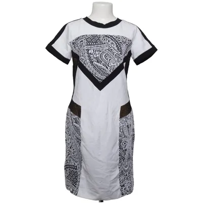 Robe (Noir, Blanc) de Piú & Piú Coton, Élasthane, Polyamide, Viscose