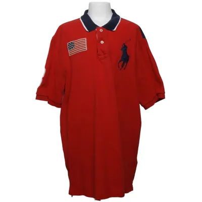 Poloshirt (Rood, Blauw) van Polo Ralph Lauren Katoen