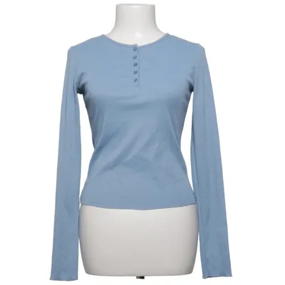 Henley shirt (Blauw) van Dazy Elastaan, Polyester