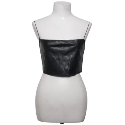 Crop top (Leather Look Strap Top) de NLY One Polyester, Polyuréthane