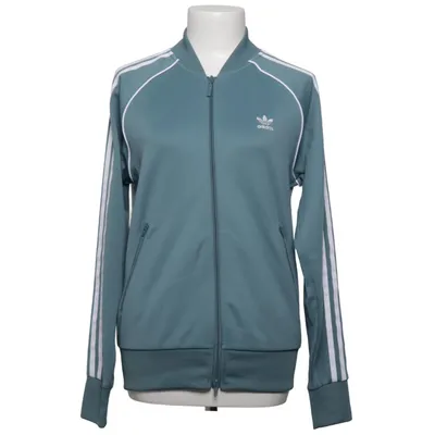 Trainingsjack (Blauw, Wit) van Adidas Originals Katoen, Elastaan, Gerecycled polyester