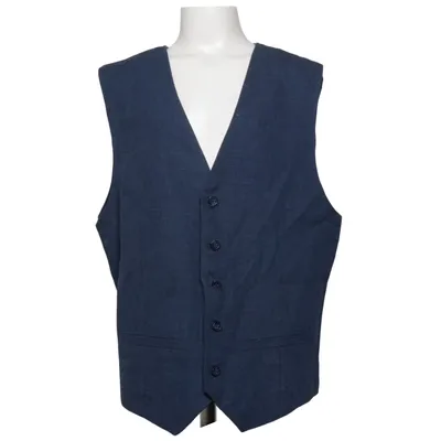 Kostymväst (Blå) från H&M Bomull, Linne, Polyester