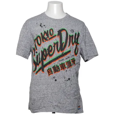 T-shirt (Grijs, Meerkleurig) van Superdry Katoen, Polyester