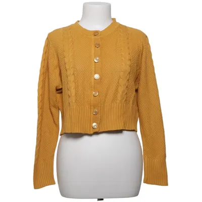 Cardigan (Yellow) from The House of Foxy Acrylic, Cotton
