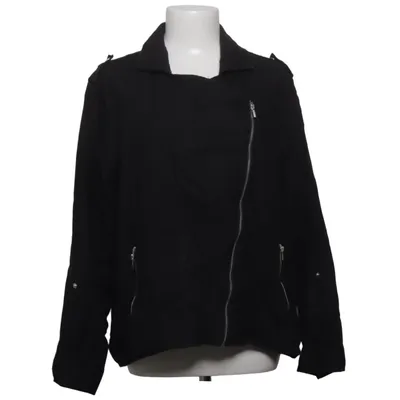 Bikerjack (Zwart) van M&Co Linnen, Viscose
