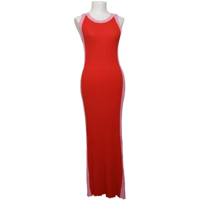 Maxi jurk (Rood, Roze) van Zara Knit Polyamide