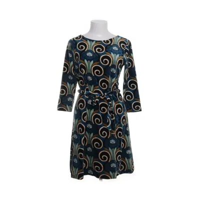 Jurk (Blauw, Meerkleurig) van King Louie Katoen, Polyester