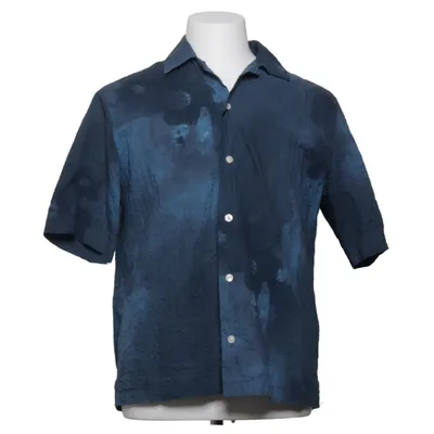 Korte mouwen shirt (Blauw) van Zara Katoen, Elastaan
