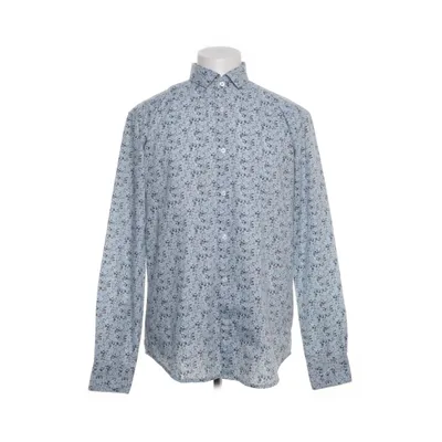 Shirt (Blue, White, Multicolored) from Smog Cotton, Polyester
