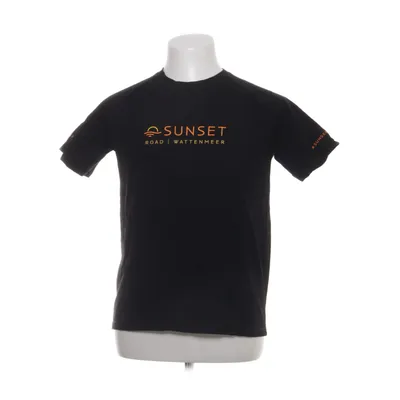 T-shirt (Zwart) van Sunset Gerecycled katoen