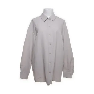 Shirt (Beige, Gray) from NA-KD Polyester, Elastane