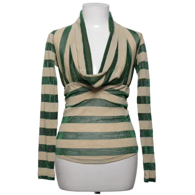 Haut (Vert, Beige) de Fornarina Acrylique, Polyamide, Laine