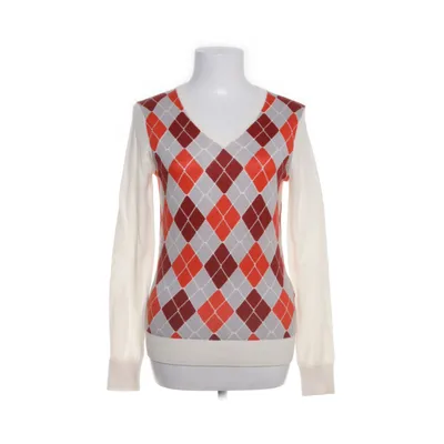 Pullover (Hvid, Rød) fra J.Lindeberg Bomuld, Kashmir