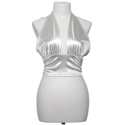 Haut dos-nu (Twist Neck Satin Top) de NLY One Élasthane, Polyester