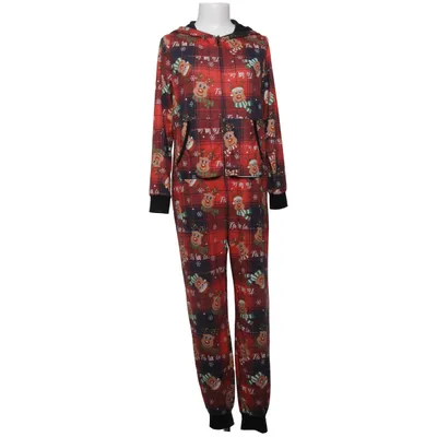 Freizeit Overall (Rot, Schwarz, Mehrfarbig) von PatPat Elasthan, Polyester
