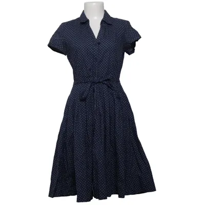Shirt dress (Blue, White) from Ellos Cotton