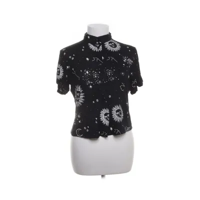 Chemise à manches courtes (Noir, Blanc) de Cropp Viscose