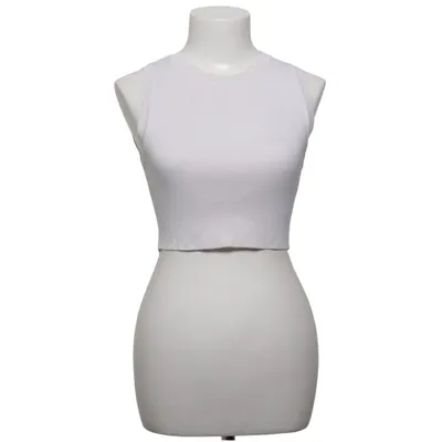 Crop top (Wit) van Zara Polyamide, Viscose