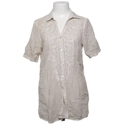 Bluse (Beige) von Full Fashion Baumwolle, Leinen