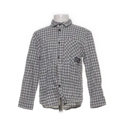 Flannel shirt (Gray, White) from Zara Cotton