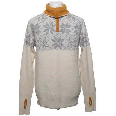 Lusekofte (White, Gray) from Ulvang Wool