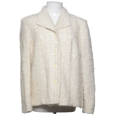 Blazer (Beige) from Prestige Acetate, Mohair, Polyamide, Polyester, Wool