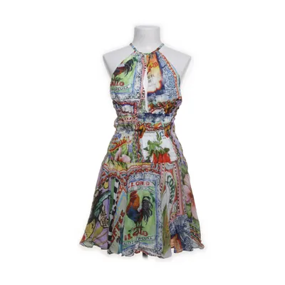 Dress (White, Multicolored) from Desigual Viscose
