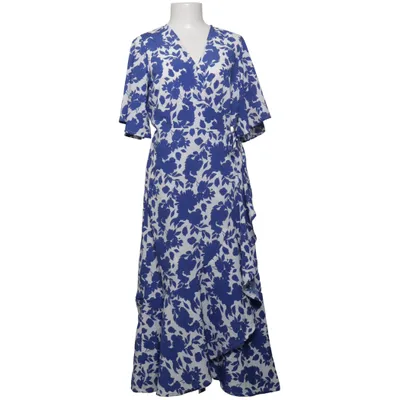 Omlottklänning (Blå, Vit) från Pernilla Wahlgren Design Polyester