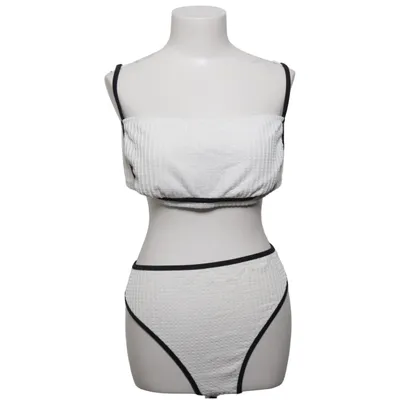 Bikini (Blanc, Noir) de Cupshe Élasthane, Polyamide, Polyester