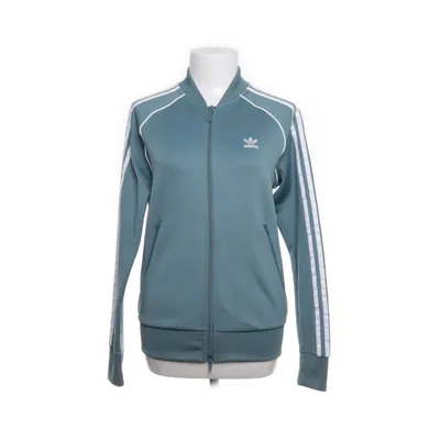 Træningsjakke (Grøn, Hvid) fra Adidas Polyester, Bomuld, Elastan