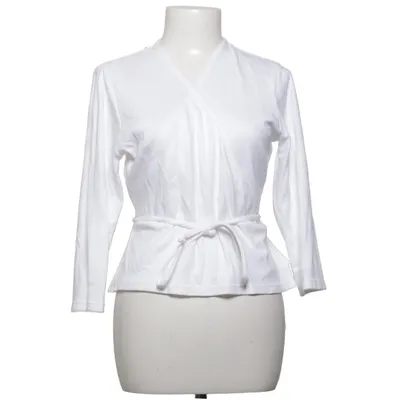 Wrap cardigan (White) from Seal Cotton