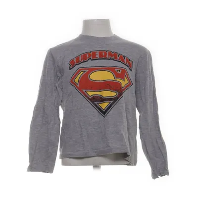 T-shirt à manches longues (Gris, Rouge, Jaune) de Superman Coton, Viscose