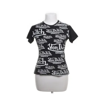 T-shirt (Svart, Vit) från Von Dutch Elastan, Viskos