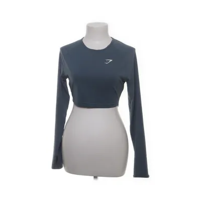 Crop top (Blå) från Gymshark Elastan, Polyester