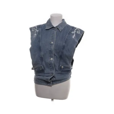 Spijker gilet (Blauw) van Tess V Katoen