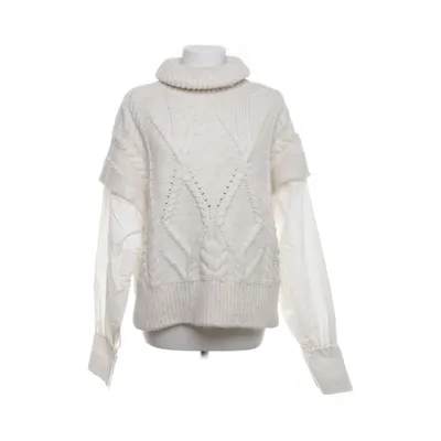 Turtleneck (White) from Topshop Acrylic, Cotton, Polyamide, Polyester