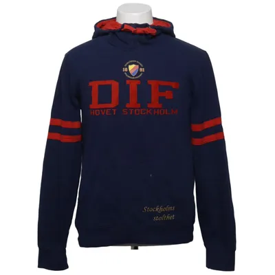 Kapuzenpullover (Blau, Rot) von Djurgårdens IF Baumwolle, Polyester