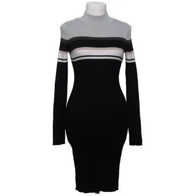 Turtleneck kjole (Sort, Grå, Hvid) fra Romeo & Juliet Couture Elastan, Polyamid, Viscose