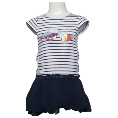 Dress (Blue, White) from Happy Girls Cotton, Elastane, Viscose