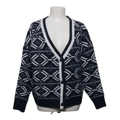 Cardigan (Blue, White) from Women Essentials by Tchibo Acrylic, Organic cotton, Recycled polyester