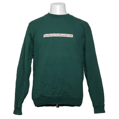 Collegetröja (Grön) från Stockholm (Surfboard) Club Ekologisk bomull, Återvunnen polyester