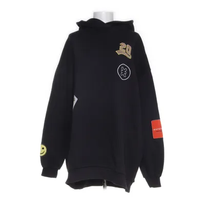 Capuchon sweater (Zwart, Meerkleurig) van Karo Kauer Katoen, Polyester