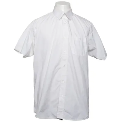 Kortærmet skjorte (Hvid) fra J.F.K Bomuld, Polyester