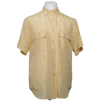 Short sleeve shirt (Yellow) from Linnea Silk