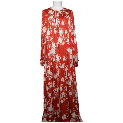 Robe longue (Rouge, Blanc) de Johanna Ortiz x H&M Polyester